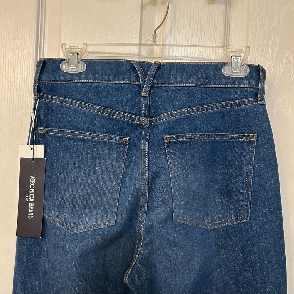 Veronica Beard Alenah Slim Straight Leg Jeans in Cornflower Size 27 - Picture 7 of 12